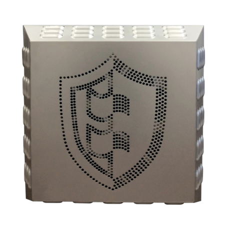 SHIELD WALL™ Plaque d’évacuation / admission avec diffuseur et filtre plissé 2” 1/CH