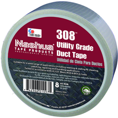 Duct Tape - Silver - 48mm x 55m ( 2" x 60 yd) Utility Grade
