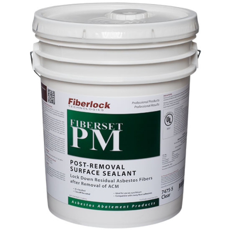 Lockdown, Fiberset PM Clear - 5 GAL Pail