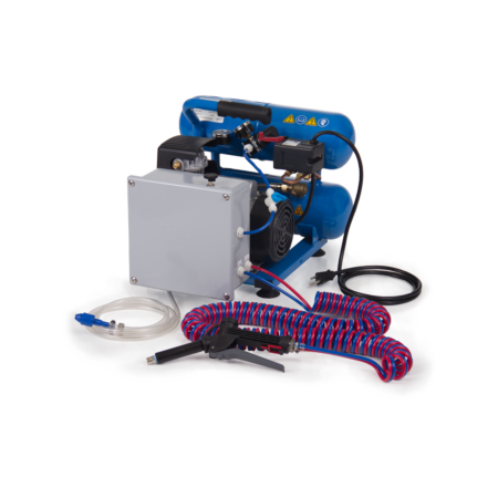 FOAM-iT JR Portable Comp. Foam Unit Viton Seals Twin Line, Blue Hose